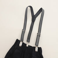 Load image into Gallery viewer, 2 Pieces Set Baby Kid Boys Checked Shirts And Solid Color Shorts Wholesale 25040370
