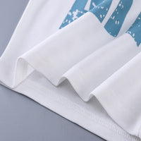 Load image into Gallery viewer, 2 Pieces Set Baby Kid Boys Color-blocking Tops And Letters Shorts Wholesale 25040377
