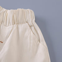 Load image into Gallery viewer, 2 Pieces Set Baby Kid Boys Color-blocking Tops And Letters Shorts Wholesale 25040377
