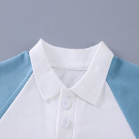Load image into Gallery viewer, 2 Pieces Set Baby Kid Boys Color-blocking Tops And Letters Shorts Wholesale 25040377
