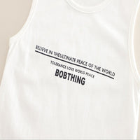 Load image into Gallery viewer, 3 Pieces Set Baby Kid Boys Letters Jackets Outwears Tank Tops And Solid Color Shorts Wholesale 25040382
