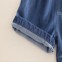 Load image into Gallery viewer, 3 Pieces Set Baby Kid Boys Letters Jackets Outwears Tank Tops And Solid Color Shorts Wholesale 25040382
