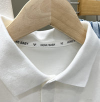 Load image into Gallery viewer, Baby Kid Boys Solid Color Cartoon Polo Shirts Wholesale 25040383
