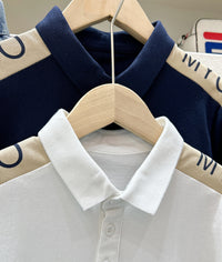 Load image into Gallery viewer, Baby Kid Boys Letters Color-blocking Polo Shirts Wholesale 25040387
