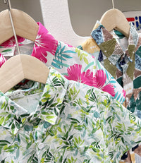 Load image into Gallery viewer, Baby Kid Boys Flower Plant Print Beach Shirts Wholesale 25040391
