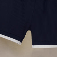 Load image into Gallery viewer, 2 Pieces Set Kid Boys Solid Color Tops And Shorts Wholesale 25040393
