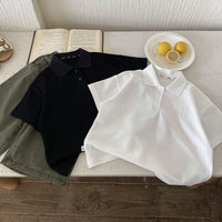Load image into Gallery viewer, Kid Boys Solid Color Polo Shirts Wholesale 25040396
