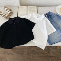 Load image into Gallery viewer, Kid Boys Solid Color Polo Shirts Wholesale 25040396
