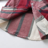 Load image into Gallery viewer, Baby Kid Boys Color-blocking Checked Shirts Wholesale 25040397
