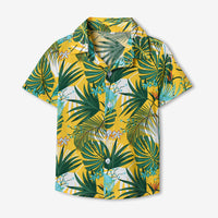 Load image into Gallery viewer, Baby Kid Plant Print Beach Shirts Wholesale 25040398
