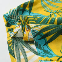 Load image into Gallery viewer, Baby Kid Plant Print Beach Shirts Wholesale 25040398
