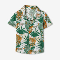 Load image into Gallery viewer, Baby Kid Plant Print Beach Shirts Wholesale 25040398
