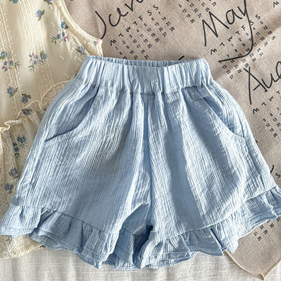 Baby Kid Girls Solid Color Shorts Wholesale 250508106