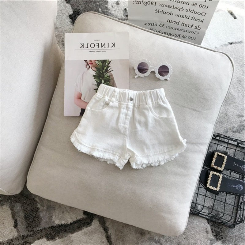 Baby Kid Girls Solid Color Shorts Wholesale 250508108