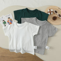 Load image into Gallery viewer, Baby Kid Girls Boys Solid Color T-Shirts Wholesale 250508112
