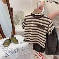 Load image into Gallery viewer, Baby Kid Boys Striped T-Shirts Wholesale 250508115

