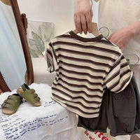 Load image into Gallery viewer, Baby Kid Boys Striped T-Shirts Wholesale 250508115
