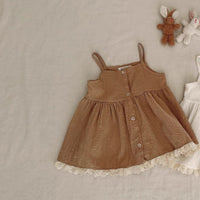 Load image into Gallery viewer, Baby Kid Girls Solid Color Dresses Wholesale 250508116
