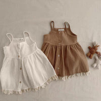 Load image into Gallery viewer, Baby Kid Girls Solid Color Dresses Wholesale 250508116
