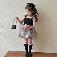 Load image into Gallery viewer, Baby Kid Girls Color-blocking Leopard print Dresses Wholesale 25050835
