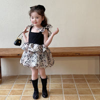 Load image into Gallery viewer, Baby Kid Girls Color-blocking Leopard print Dresses Wholesale 25050835

