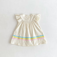 Load image into Gallery viewer, Baby Kid Girls Color-blocking Cartoon Dresses Wholesale 25050844

