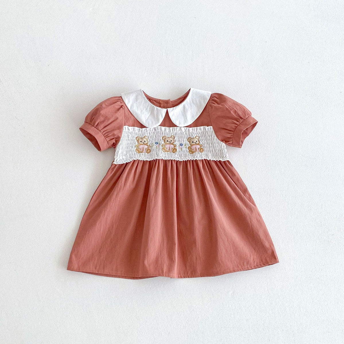 Baby Kid Girls Cartoon Embroidered Dresses Wholesale 25050845