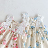 Load image into Gallery viewer, Baby Kid Girls Flower Print Dresses Wholesale 25050848
