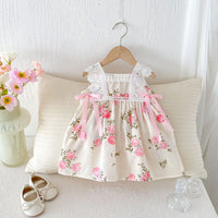 Load image into Gallery viewer, Baby Kid Girls Flower Print Dresses Wholesale 25050848
