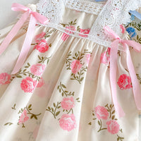 Load image into Gallery viewer, Baby Kid Girls Flower Print Dresses Wholesale 25050848
