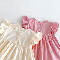 Load image into Gallery viewer, Baby Kid Girls Flower Fruit Embroidered Dresses Wholesale 25050850
