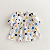 Load image into Gallery viewer, Baby Kid Girls Flower Print Dresses Wholesale 25050853

