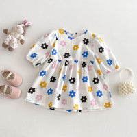Load image into Gallery viewer, Baby Kid Girls Flower Print Dresses Wholesale 25050853
