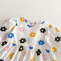 Load image into Gallery viewer, Baby Kid Girls Flower Print Dresses Wholesale 25050853
