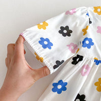 Load image into Gallery viewer, Baby Kid Girls Flower Print Dresses Wholesale 25050853
