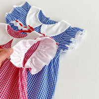 Load image into Gallery viewer, Baby Kid Girls Checked Dresses Wholesale 25050855
