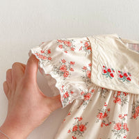 Load image into Gallery viewer, Baby Kid Girls Flower Print Dresses Wholesale 25050858
