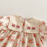 Load image into Gallery viewer, Baby Kid Girls Flower Print Dresses Wholesale 25050858
