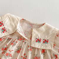 Load image into Gallery viewer, Baby Kid Girls Flower Print Dresses Wholesale 25050858
