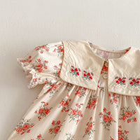 Load image into Gallery viewer, Baby Kid Girls Flower Print Dresses Wholesale 25050858
