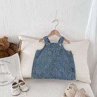 Load image into Gallery viewer, Baby Kid Girls Cartoon Print Dresses Wholesale 25050859
