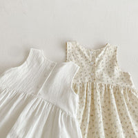 Load image into Gallery viewer, Baby Kid Girls Solid Color Flower Dresses Wholesale 25050863
