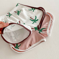 Load image into Gallery viewer, 2 Pieces Set Baby Kid Girls Boys Plant Print T-Shirts And Shorts Wholesale 25050865
