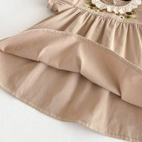 Load image into Gallery viewer, Baby Kid Girls Flower Embroidered Dresses Wholesale 25050866
