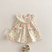 Load image into Gallery viewer, Baby Kid Girls Love heart Polka dots Dresses Wholesale 25050867
