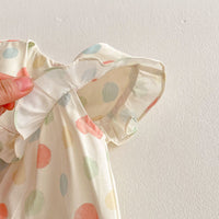 Load image into Gallery viewer, Baby Kid Girls Love heart Polka dots Dresses Wholesale 25050867
