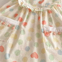 Load image into Gallery viewer, Baby Kid Girls Love heart Polka dots Dresses Wholesale 25050867
