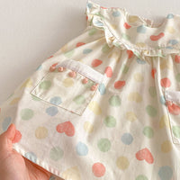 Load image into Gallery viewer, Baby Kid Girls Love heart Polka dots Dresses Wholesale 25050867

