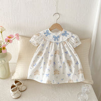 Load image into Gallery viewer, Baby Kid Girls Cartoon Bow Dresses Wholesale 25050868
