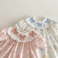 Load image into Gallery viewer, Baby Kid Girls Cartoon Bow Dresses Wholesale 25050868
